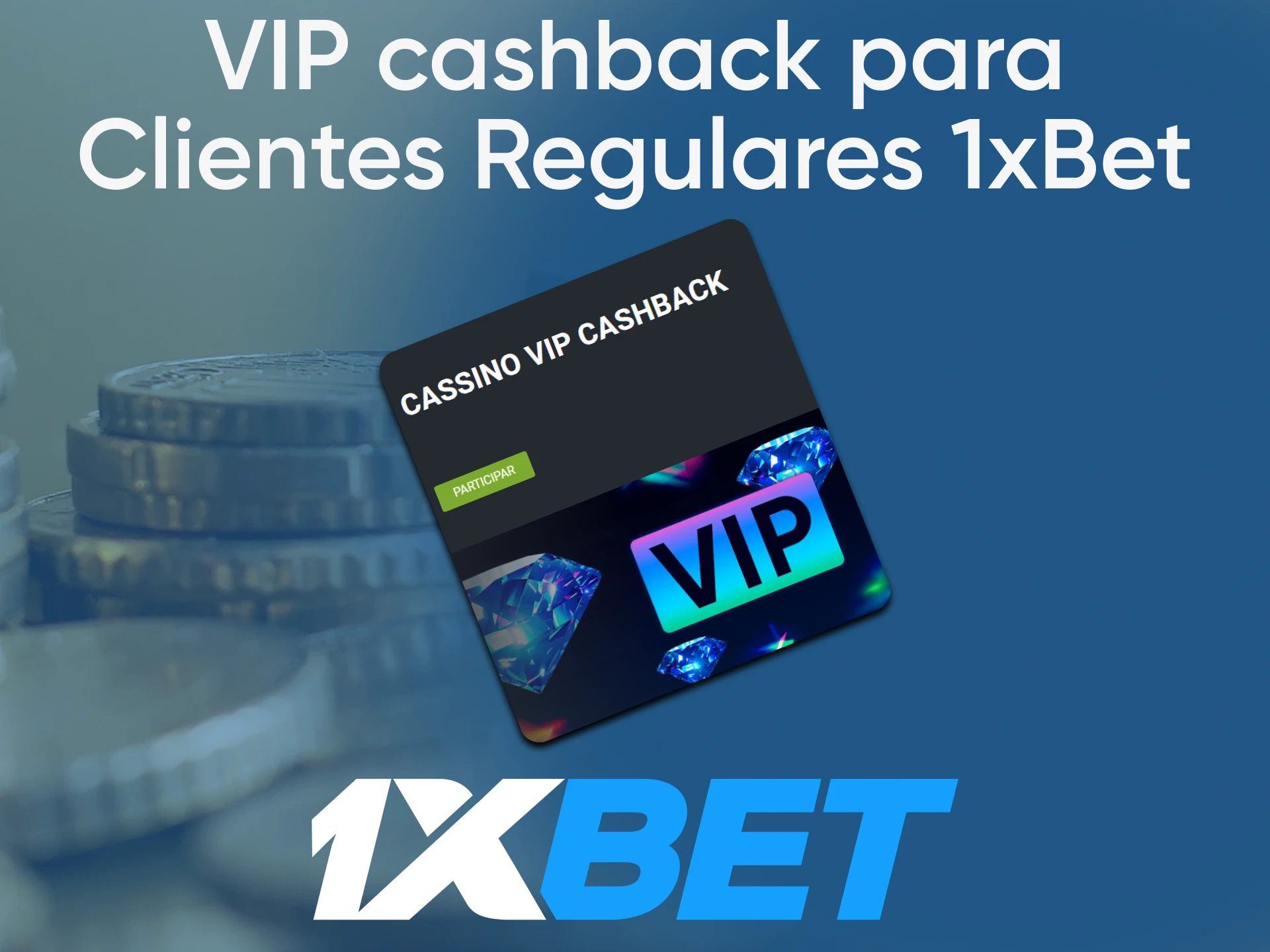 Adquira um desconto VIP no 1xBet Cassino.