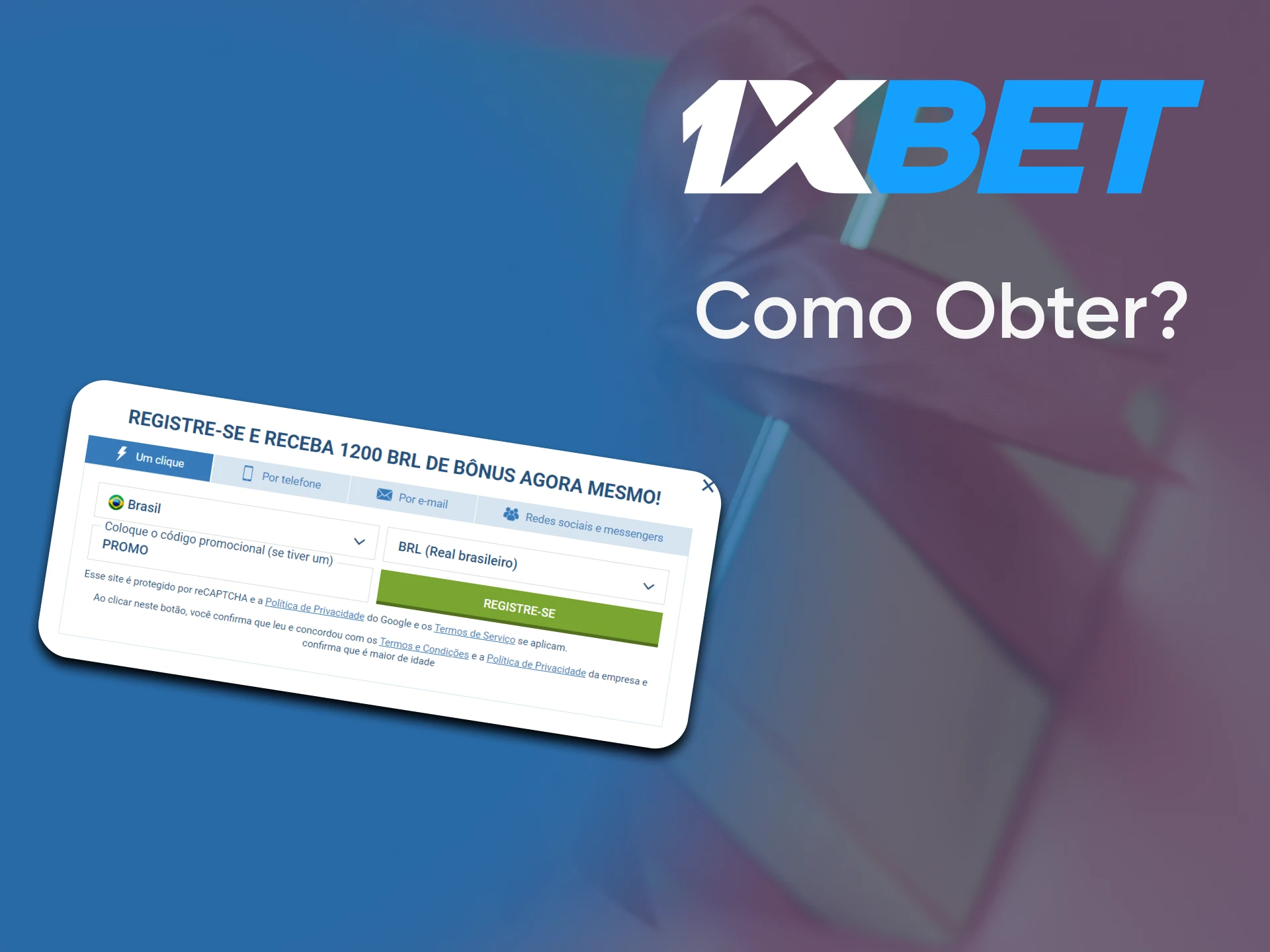 Descubra como obter um código promocional da 1xbet.