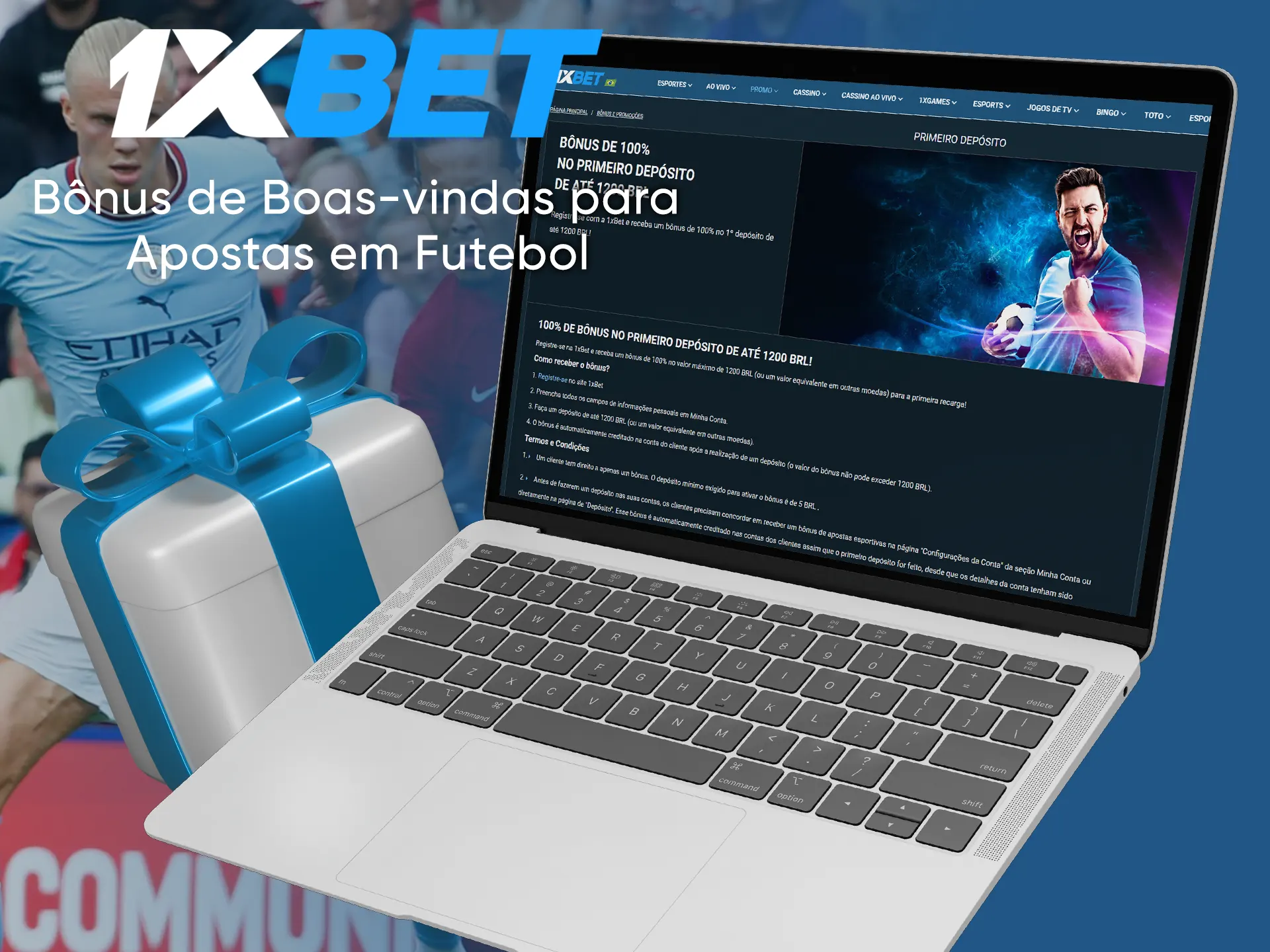Obtenha seu bônus de apostas em futebol fazendo apostas em futebol na 1xbet.