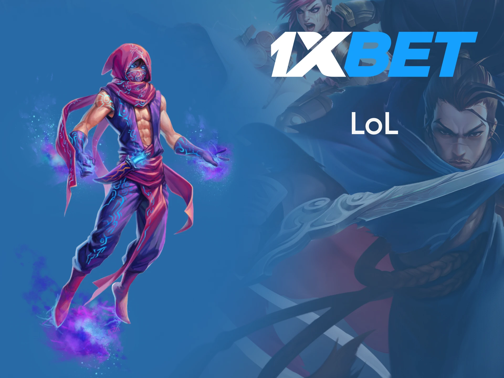 Para apostas em eSports da 1xbet, escolha LoL.