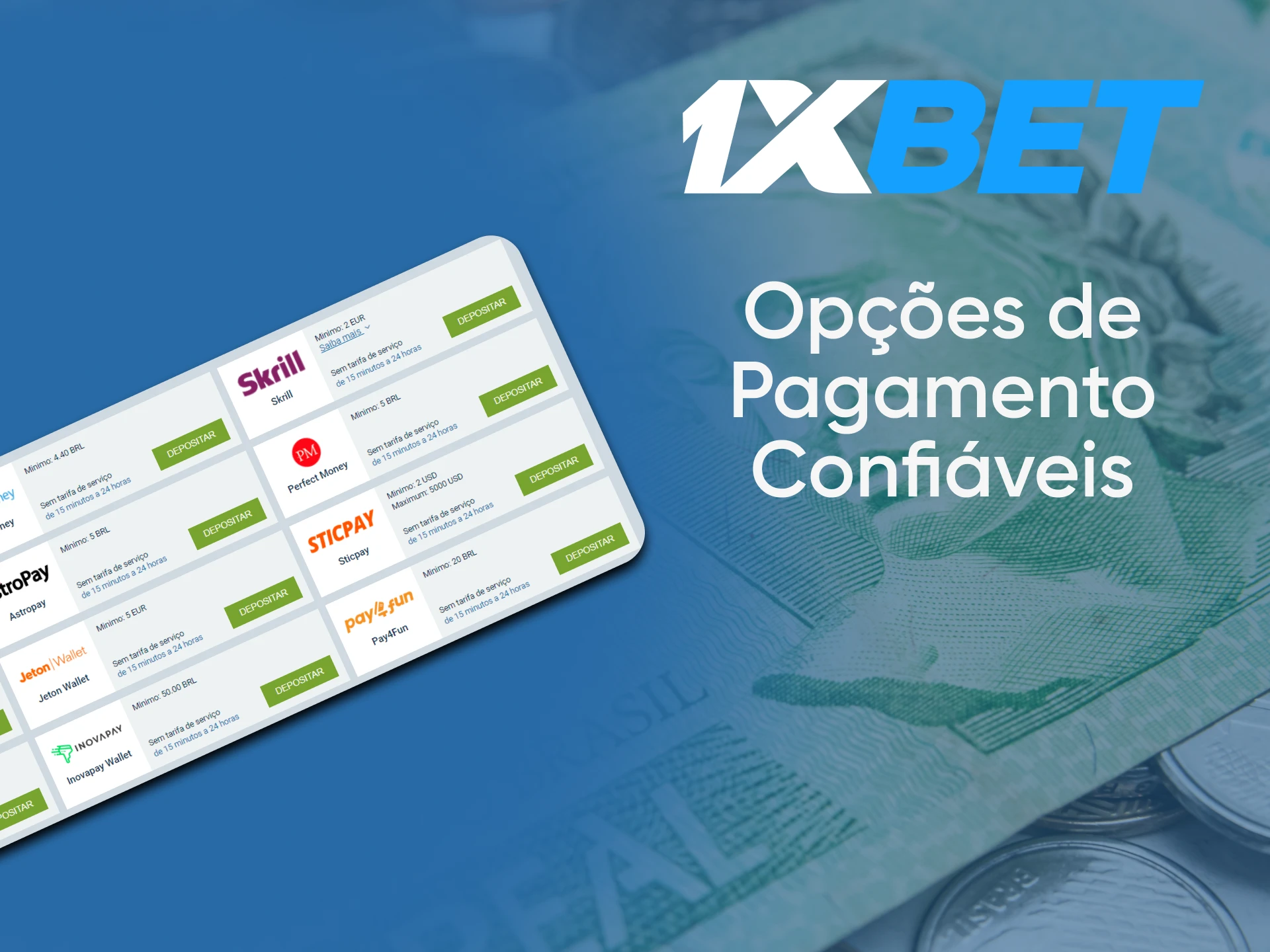 1xbet usa apenas provedores de transações confiáveis.