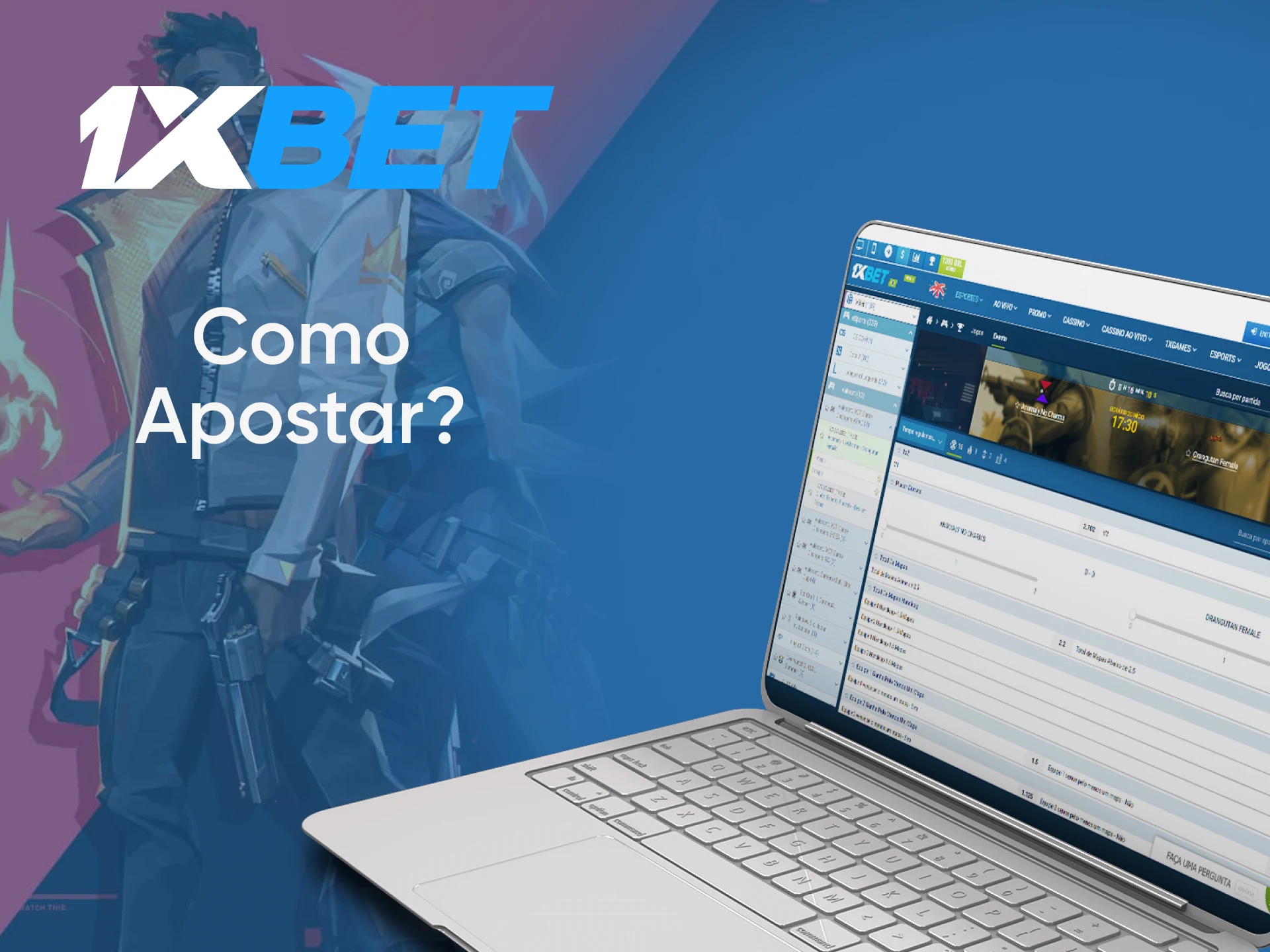 Você encontrará a opção certa para apostar no Valorant da 1xbet.
