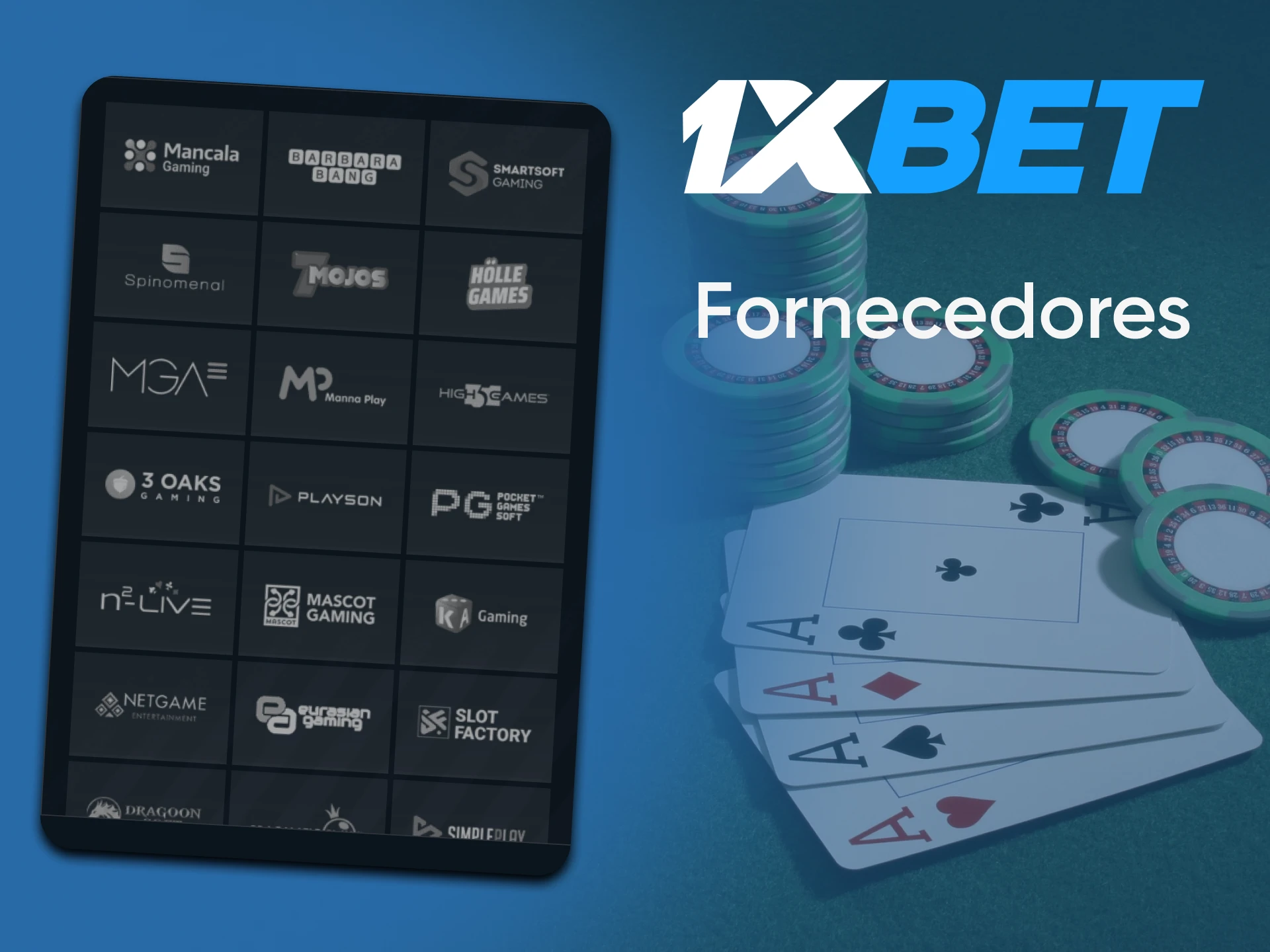 Iremos falar-lhe sobre os fornecedores de bacará para 1xbet.