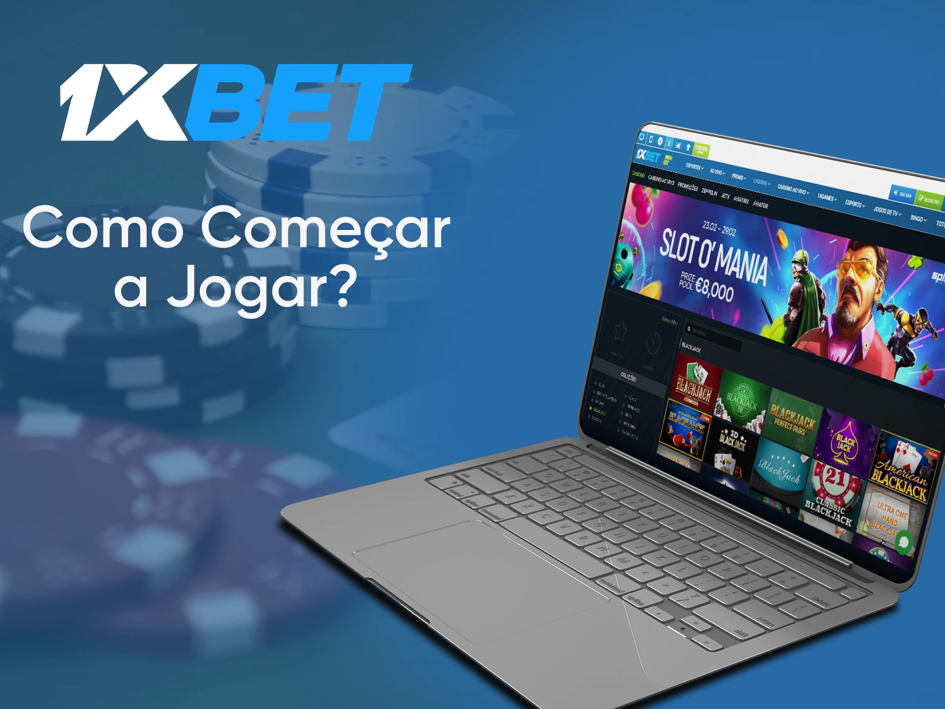 Vá para a seção de cassino da 1xbet e comece a jogar roleta.
