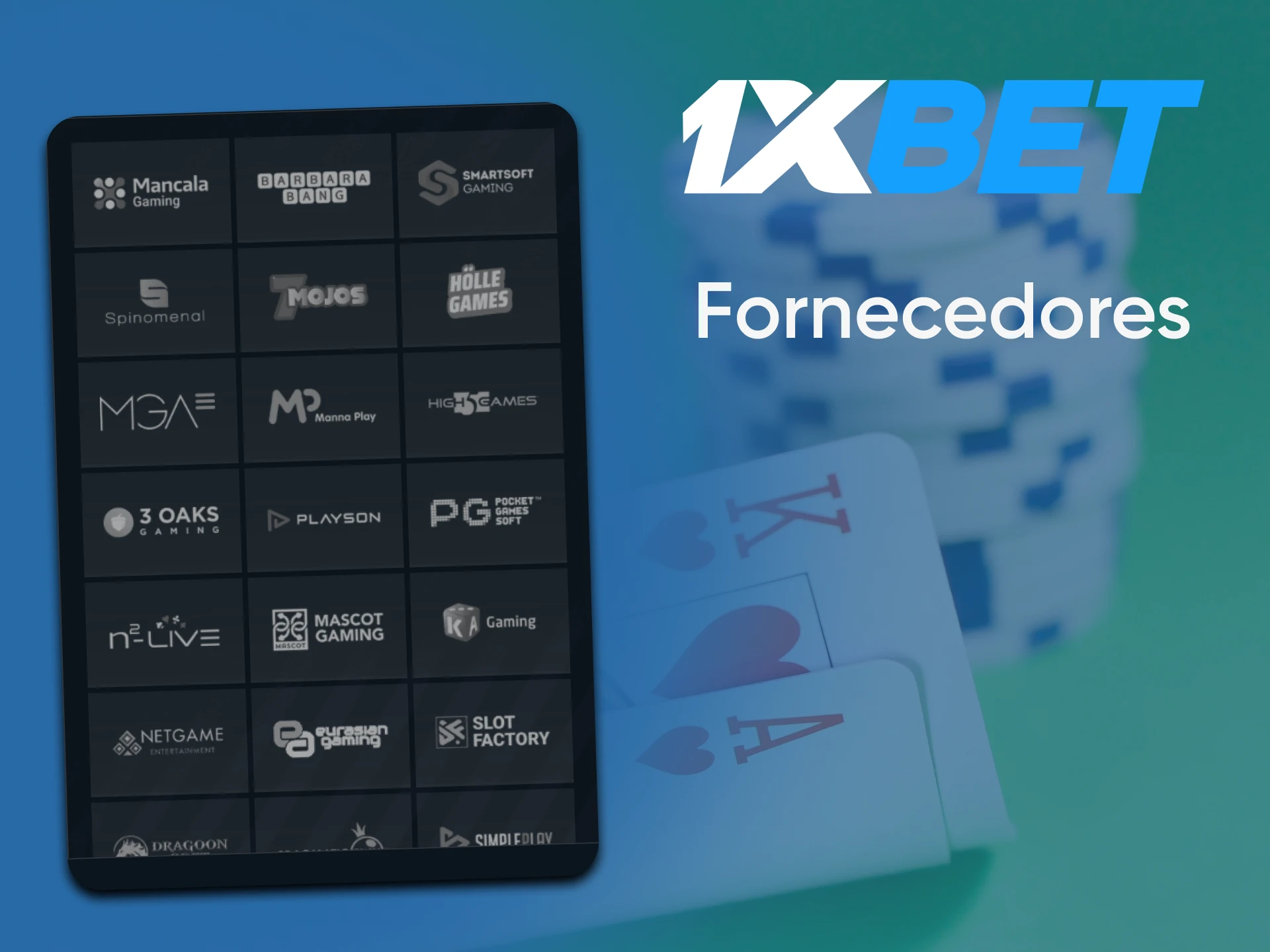 Iremos informá-lo sobre os fornecedores de jogos de blackjack na 1xbet.