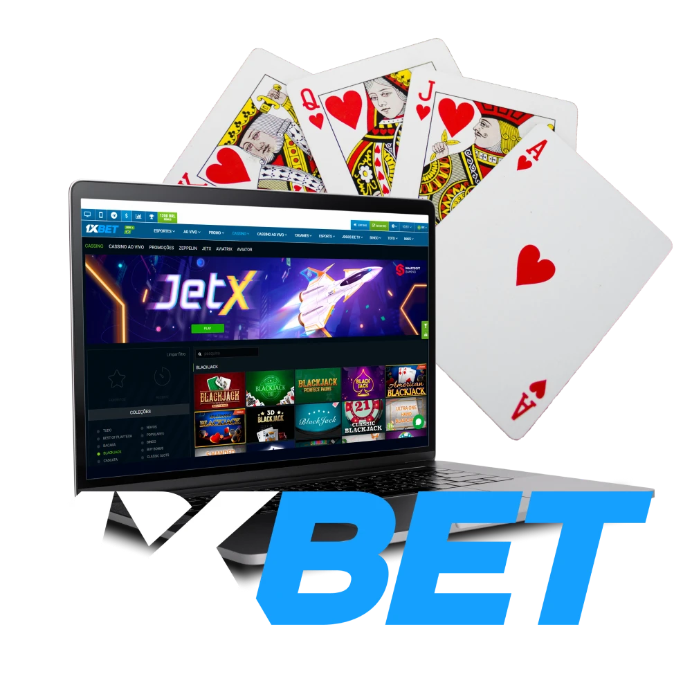 Escolha a blackjack para jogos na 1xbet.