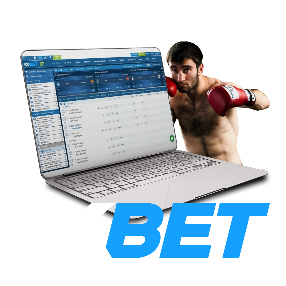 Para apostar na 1xbet, escolha o boxe.