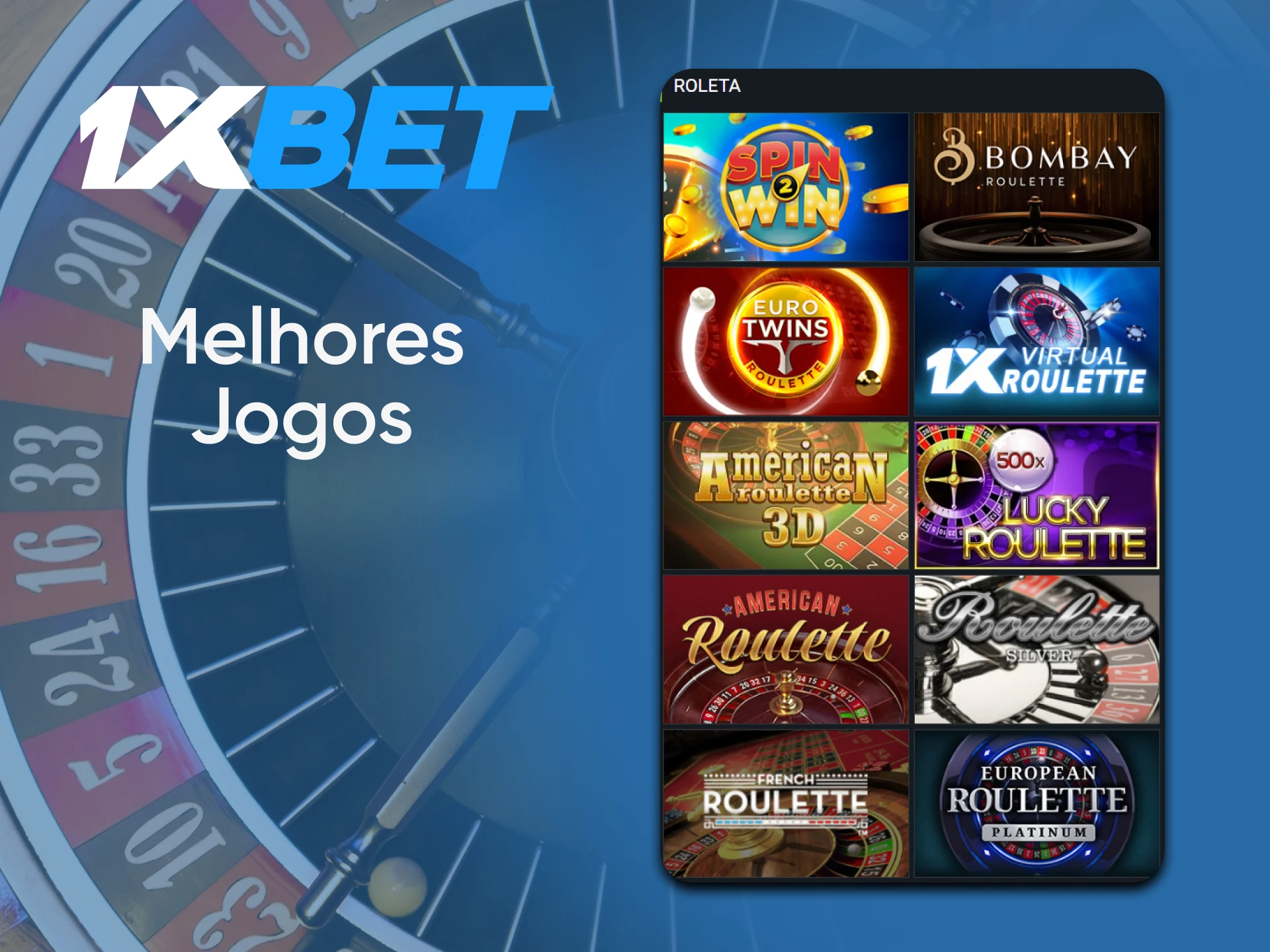 Iremos falar-lhe sobre os melhores jogos de roleta na 1xbet.