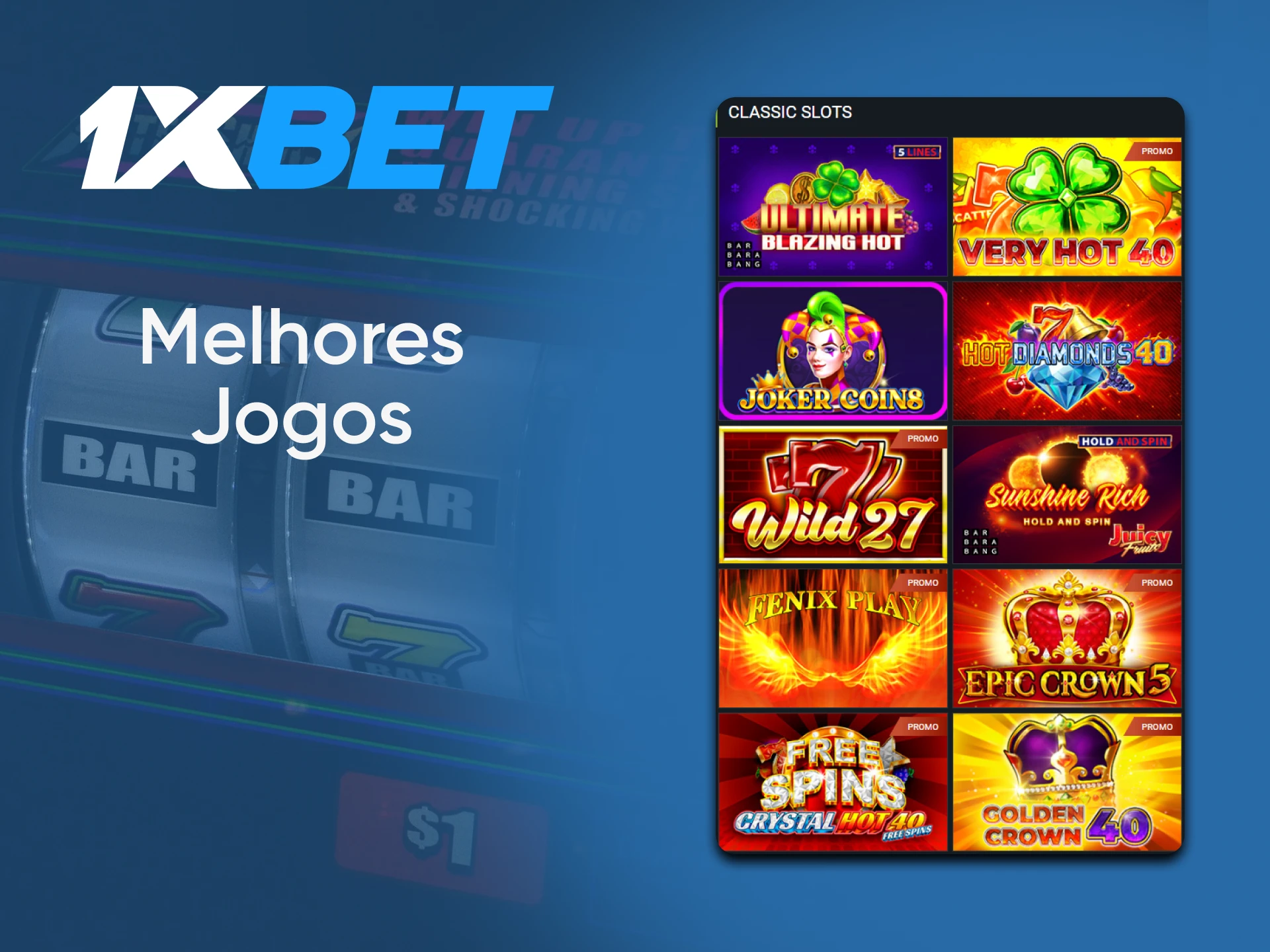 Compartilharemos informações sobre os melhores slots no 1xbet.