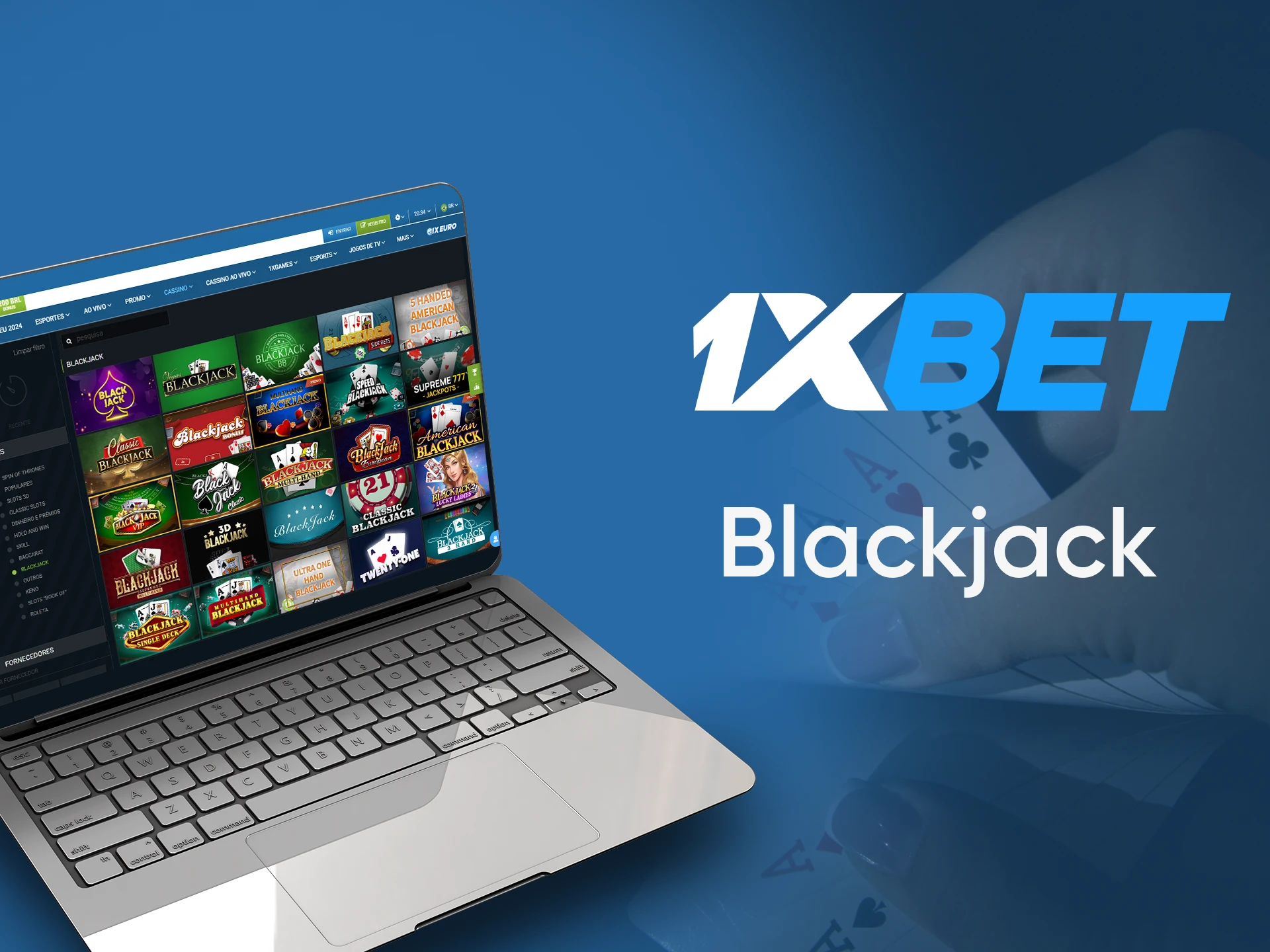 Jogue blackjack com 1xbet.