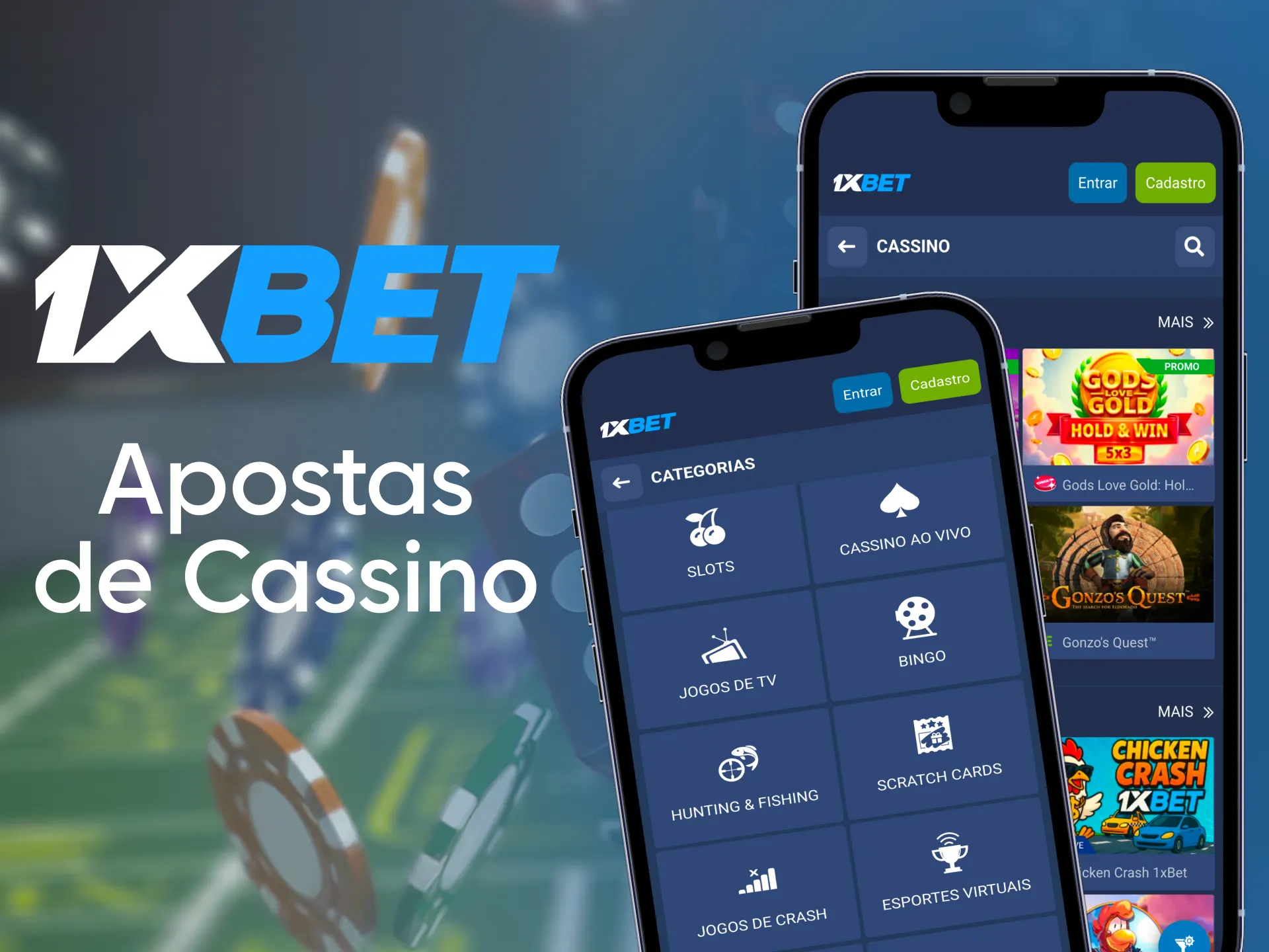 Aproveite apostas no cassino 1xBet com interface simples e prática.